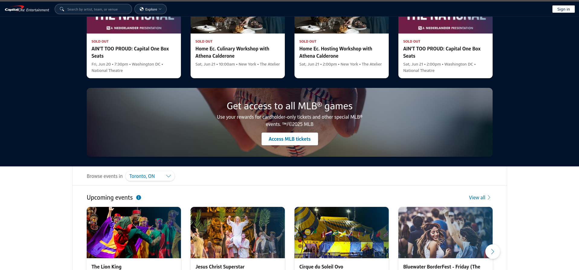 Capital One Entertainment